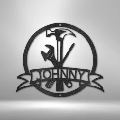 Home Décor Monogram Tool Man Monogram - Steel Sign 11 Home Décor Monogram Tool Man Monogram - Steel Sign