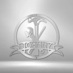 Home Décor Monogram Tool Man Monogram - Steel Sign 9 Home Décor Monogram Tool Man Monogram - Steel Sign