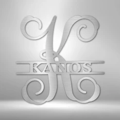 Home Décor Monogram Vine Family Monogram - Steel Sign