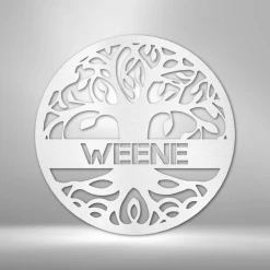 Home Décor Monogram Personalized Tree Of Life - Steel Sign 10 Home Décor Monogram Personalized Tree Of Life - Steel Sign