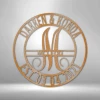 Home Décor Monogram Elaborate Name - Steel Sign