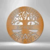 Home Décor Monogram Elaborate Tree Of Life - Steel Sign