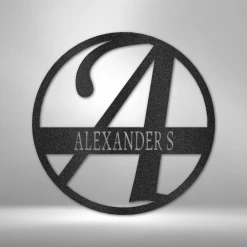 Home Décor Monogram Exemplary Family Name - Steel Sign 11 Home Décor Monogram Exemplary Family Name - Steel Sign
