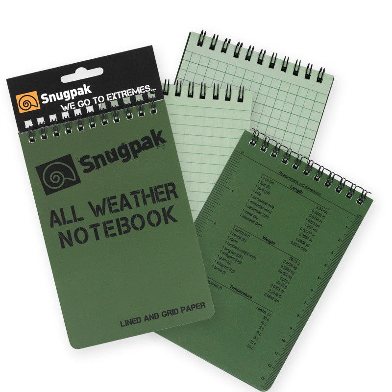 Snugpak All Weather Notebook - Large Notebook & Covers 4 Snugpak All Weather Notebook - Large Notebook & Covers