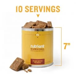 Nutrient Survival Peanut Butter Bar-Meals MREs