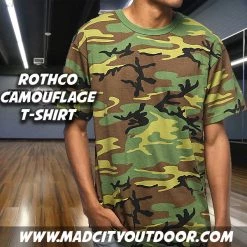 Rothco Camouflage T-Shirt Camo T-Shirts