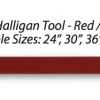 Zak Tools Zak Tool 30" Halligan Tool - Red/Silver 8.5 Lbs. Entry Tools