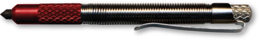 Zak Tools Zak Tool Key Ring Window Punch - Nickel/Red 5.25" 3 Zak Tools Zak Tool Key Ring Window Punch - Nickel/Red 5.25"