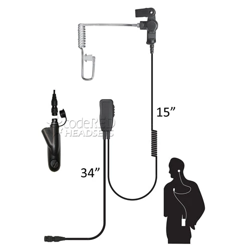 Code Red Headsets Lapel Microphones Code Red Sherlock-QD-M4 Quick Release For Motorola/Hytera Radios 3 Code Red Headsets Lapel Microphones Code Red Sherlock-QD-M4 Quick Release For Motorola/Hytera Radios