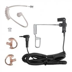 Code Red Headsets Silent 2.5 Mm Pack Listen-only Earpiece With 26" Coiled Cord For Kenwood Radios