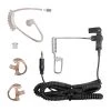 Radio Earpieces Code Red Headsets Silent M2 Pack Threaded 3.5 Mm Listen-Only Earpiece With 26" Coiled Cord For Motorola Radios