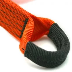 Fusion Nylon Lanyard Adjustable Delta Ring Climbing / Rappelling Gear
