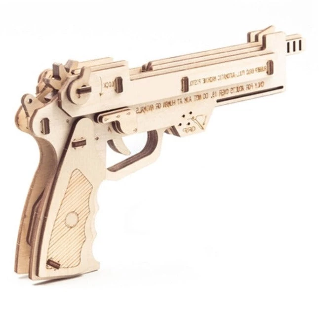 Novelties Caliber Gourmet Rubber Band Full-Auto Replica Handgun 3 Novelties Caliber Gourmet Rubber Band Full-Auto Replica Handgun