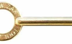 Zak Tools Handcuff Keys Zak Tool Standard Handcuff Key - Gold Plated (12 Pack)