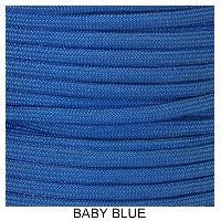 E. L. Wood Braiding 550 Survival Cord Baby Blue Paracord