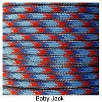 E. L. Wood Braiding Baby Jack Paracord 550 Survival Cord