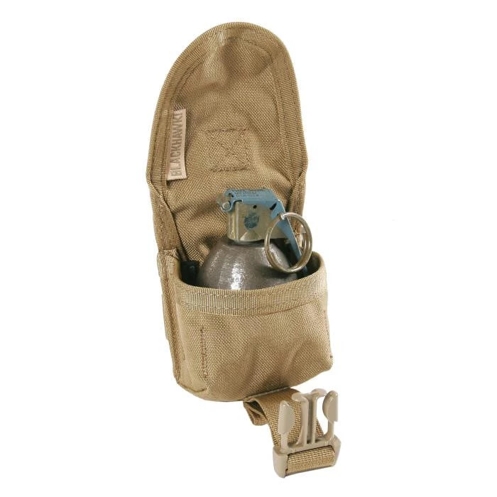 BlackHawk Single Frag Grenade Pouch - MOLLE 4 BlackHawk Single Frag Grenade Pouch - MOLLE
