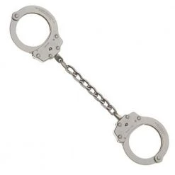 Peerless Handcuff Company Peerless Chain Link Handcuff With Eight Links Chain Handcuffs