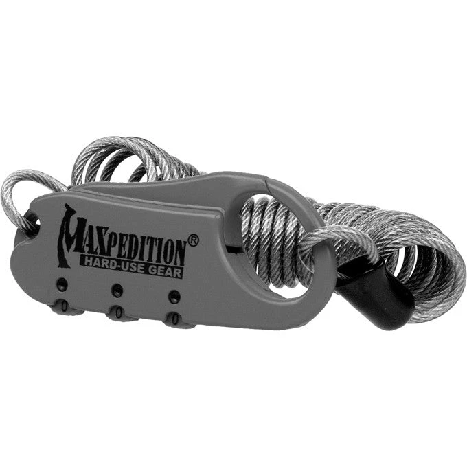 Travel Bags & Luggage Maxpedition Steel Cable Lock 5 Travel Bags & Luggage Maxpedition Steel Cable Lock