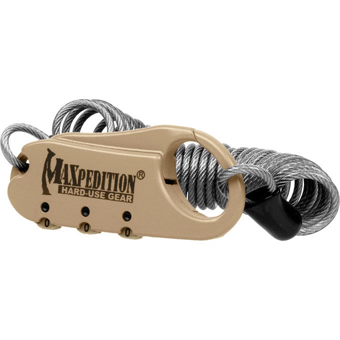 Travel Bags & Luggage Maxpedition Steel Cable Lock 6 Travel Bags & Luggage Maxpedition Steel Cable Lock