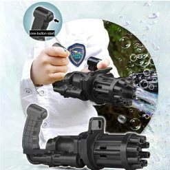 Caliber Gourmet Gatling Gun Bubble Blaster Novelties