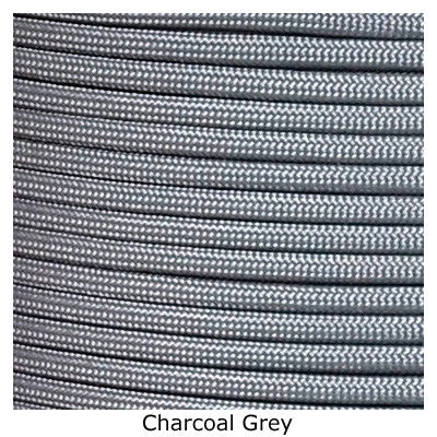 E. L. Wood Braiding Charcoal Grey Paracord 550 Survival Cord 3 E. L. Wood Braiding Charcoal Grey Paracord 550 Survival Cord