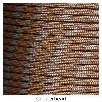 E. L. Wood Braiding 550 Survival Cord Cooperhead Paracord