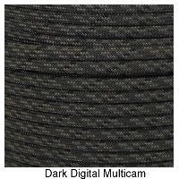 E. L. Wood Braiding Dark Digital Multicam Paracord 550 Survival Cord