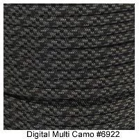 E. L. Wood Braiding 550 Survival Cord Digital Multi Camo #6922 Paracord