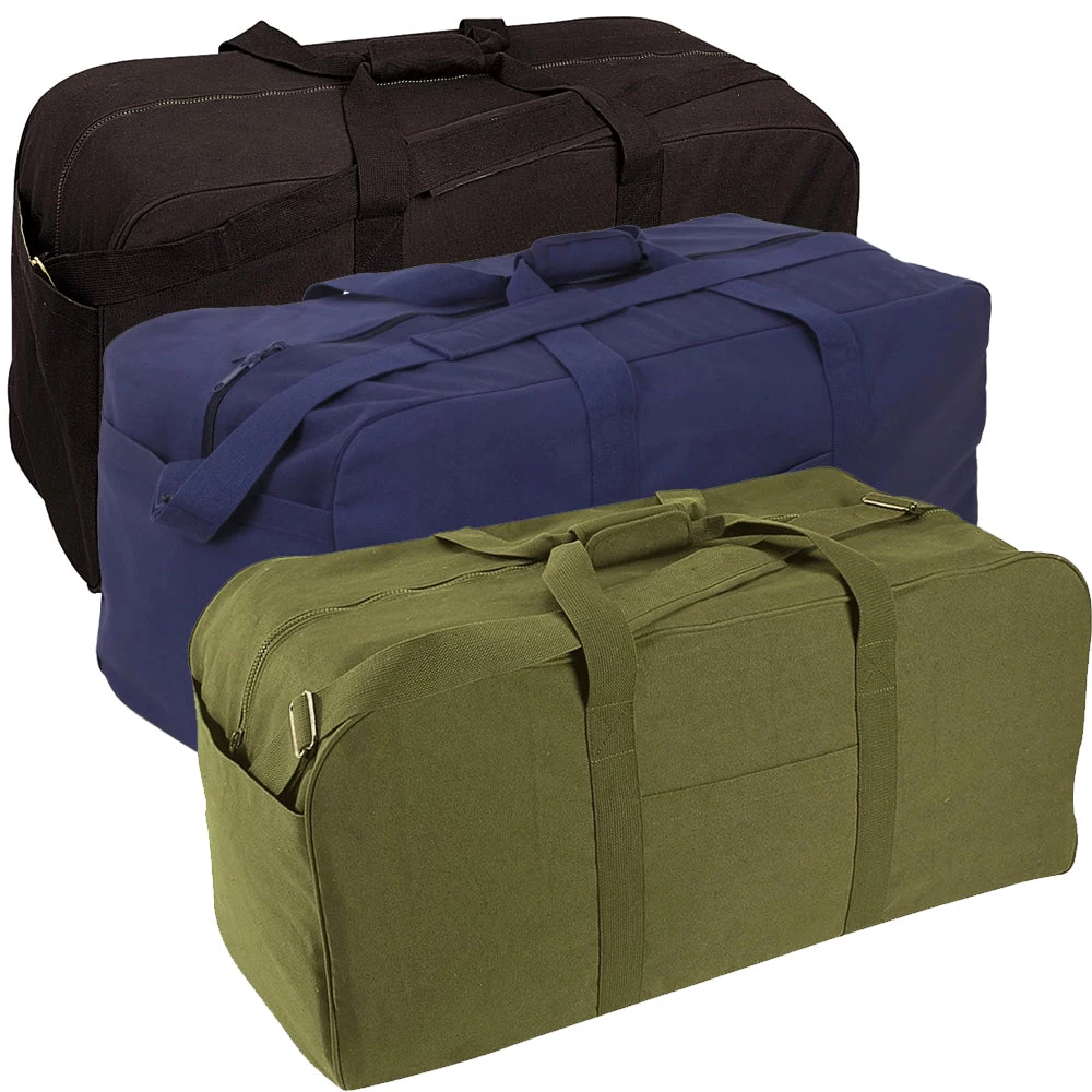 Duffel Bags Rothco Canvas Jumbo Cargo Bag 3 Duffel Bags Rothco Canvas Jumbo Cargo Bag