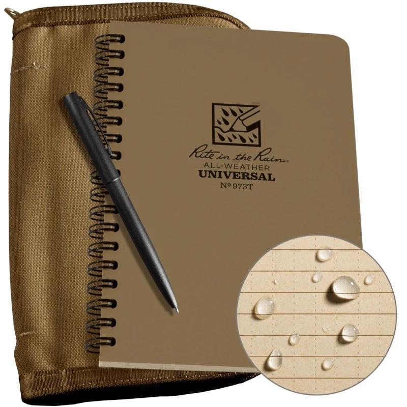 Notebook & Covers Rite In The Rain 4 ⅝ X 7 Kit 4 Notebook & Covers Rite In The Rain 4 ⅝ X 7 Kit