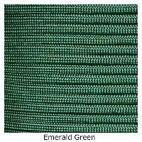 E. L. Wood Braiding 550 Survival Cord Emerald Green Paracord