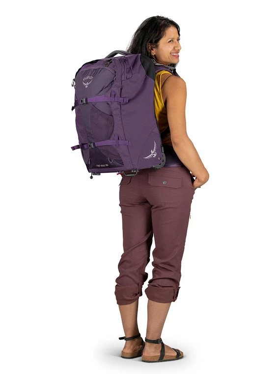 Osprey Fairview Wheeled Womens Carry-on Backpack 36 Travel Bags & Luggage 11 Osprey Fairview Wheeled Womens Carry-on Backpack 36 Travel Bags & Luggage