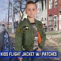 Rothco Kids Flight Jacket W/ Patches