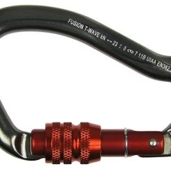 Fusion Techno Wave Screw Gate Carabiner Carabiners