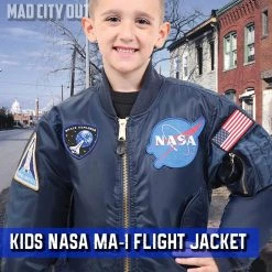 Rothco Kids NASA MA-1 Flight Jacket Kids Clothing