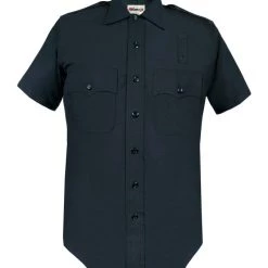 Uniform Shirts Elbeco LAPD 100% Wool Short Sleeve Shirt - Mens