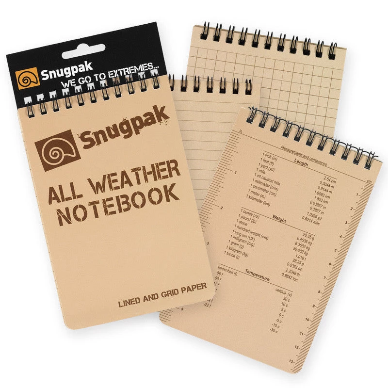 Snugpak All Weather Notebook - Large Notebook & Covers 3 Snugpak All Weather Notebook - Large Notebook & Covers