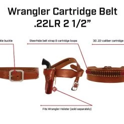Belts Galco Wrangler Cartridge Belt .22 2 1/2"