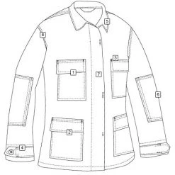 BDU Camouflage Shirts Tru-Spec BDU Camouflage Coat (100% Cotton) 16 BDU Camouflage Shirts Tru-Spec BDU Camouflage Coat (100% Cotton)