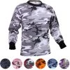 Rothco Long Sleeve Colored Camo T-Shirt