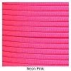 E. L. Wood Braiding 550 Survival Cord Neon Pink Paracord
