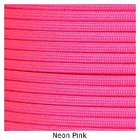 E. L. Wood Braiding 550 Survival Cord Neon Pink Paracord