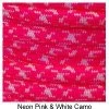 E. L. Wood Braiding Neon Pink / White Camo Paracord 2 E. L. Wood Braiding Neon Pink / White Camo Paracord