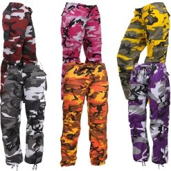 Rothco Womens Paratrooper Colored Camouflage Fatigues
