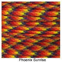 E. L. Wood Braiding Phoenix Sunrise Paracord 550 Survival Cord