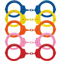 Peerless Handcuff Company Peerless Handcuffs Model 752C - Colored Oversize Handcuffs