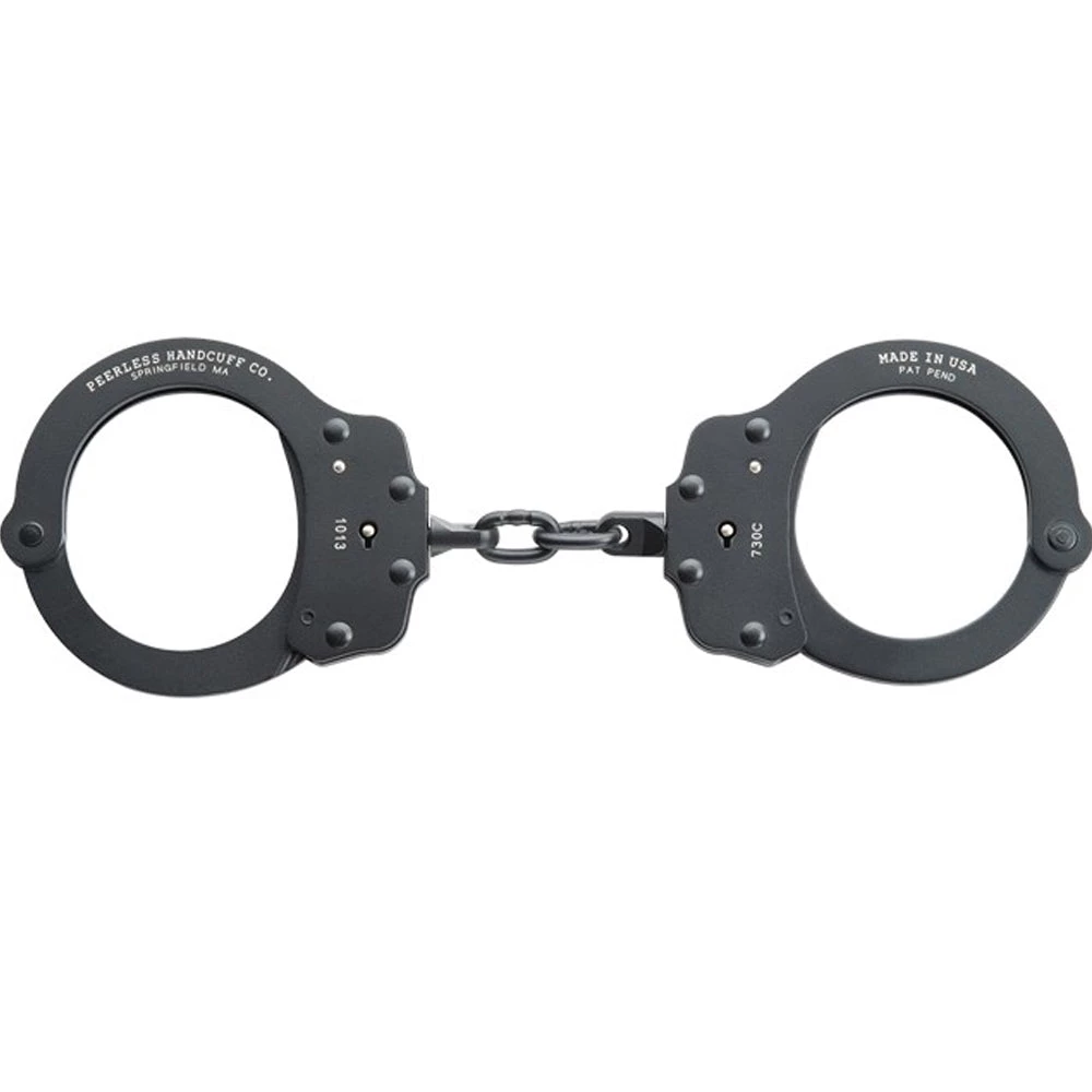 Peerless Handcuff Company Peerless Black Superlite Chain Handcuffs 3 Peerless Handcuff Company Peerless Black Superlite Chain Handcuffs