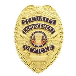 Smith And Warren Smith & Warren Security Enforcement Officer Tear Drop Badge, 2-3/16" X 3-1/8"