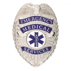 Smith And Warren Badges Smith & Warren Emergency Medical Services Tear Drop Badge, 2-3/16" X 3-1/16"